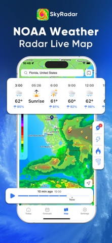 NOAA Weather Radar Live Map App Store screenshot 1