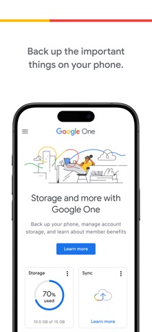 Google One App Store screenshot 1