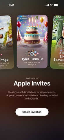 Apple Invites App Store screenshot 1