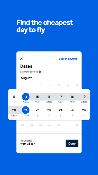 Skyscanner Flights & Travel App Store screenshot 2