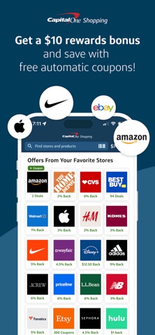 Capital One Shopping: Save Now App Store screenshot 1