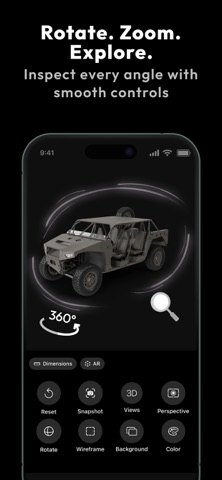 STL & 3D Model Viewer - Mes3D App Store screenshot 2