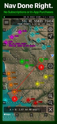 MilGPS App Store screenshot 1