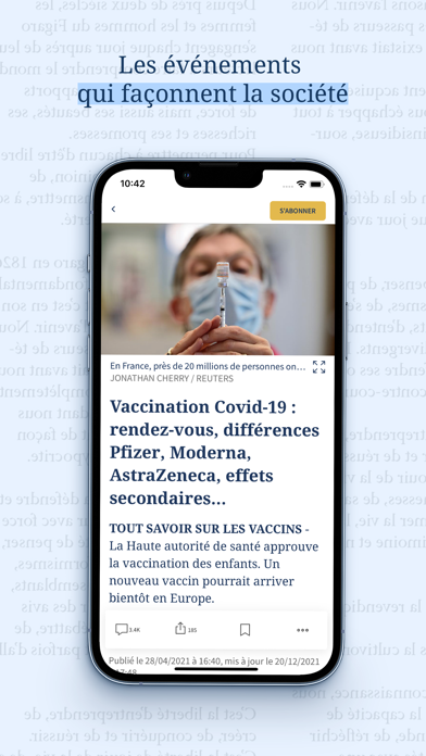Le Figaro Actualités en direct App Store screenshot 2