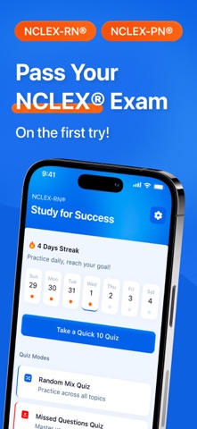 NCLEX 2026 Simple Exam Prep App Store screenshot 1