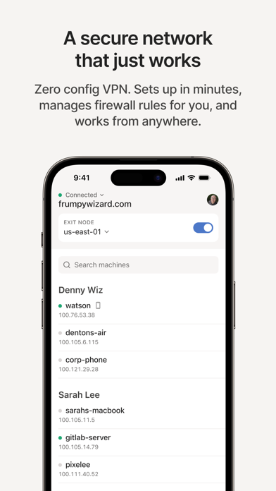 Tailscale App Store screenshot 1