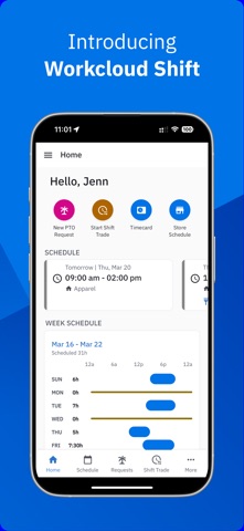 Workcloud Shift App Store screenshot 1