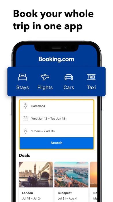 Booking.com: Hotels & Travel App Store screenshot 1