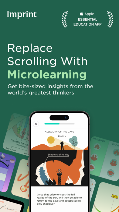 Imprint: Visual Micro Learning App Store screenshot 1
