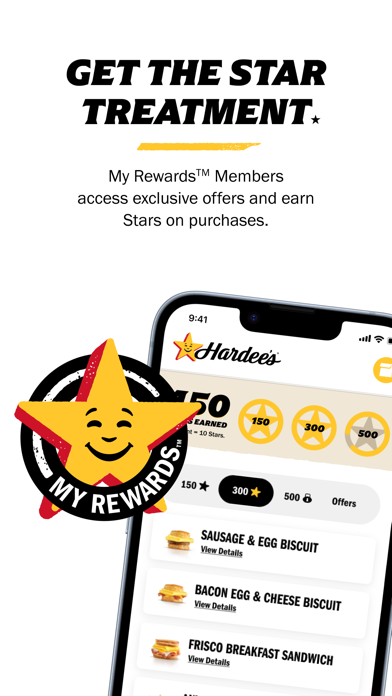 Hardee's Mobile Ordering App Store screenshot 1