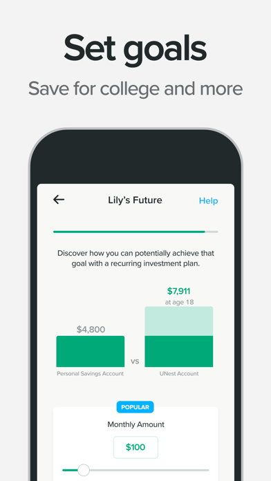 UNest: Investing for Kids App Store screenshot 2