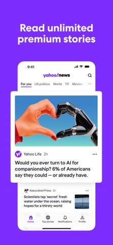 Yahoo News: Daily News For You App Store screenshot 2