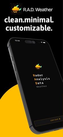 RAD Weather: Honest Forecast App Store screenshot 1
