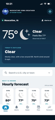 Muscatine IA Weather StormTeam App Store screenshot 1