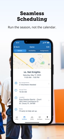 TeamSnap App Store screenshot 2
