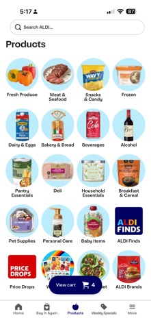 ALDI Grocery Pickup & Delivery App Store screenshot 1