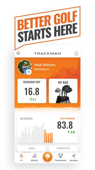 Trackman Golf App Store screenshot 1