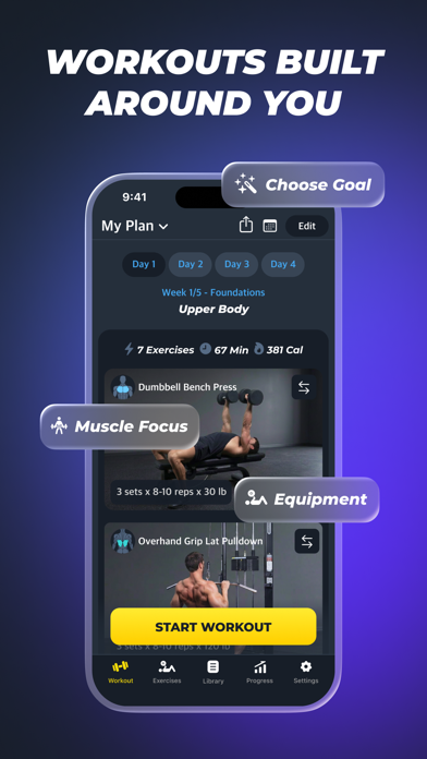 Gymverse: Gym Workout Planner App Store screenshot 2