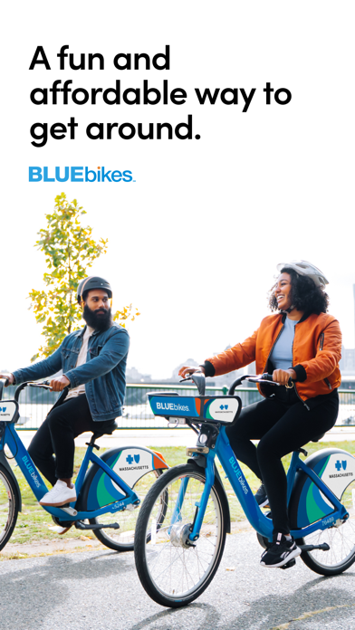 Bluebikes App Store screenshot 1