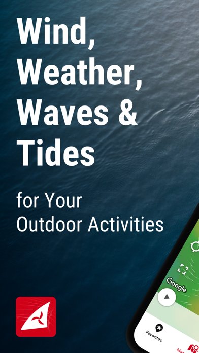 Windfinder: Wind & Weather map App Store screenshot 1