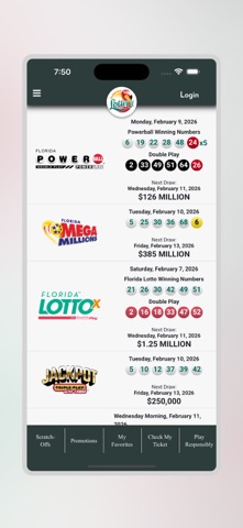Florida Lottery App Store screenshot 2