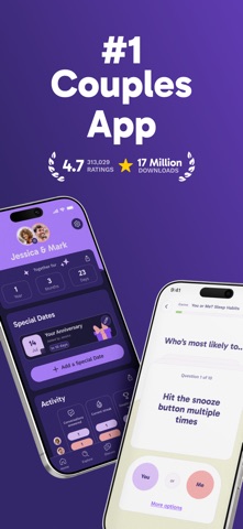 Paired: Couples & Relationship App Store screenshot 1