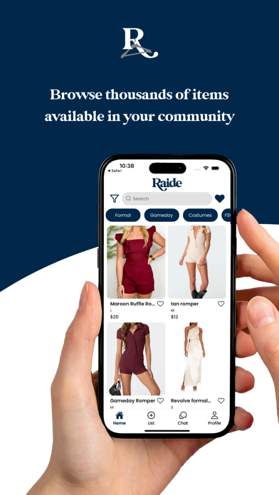 Raide - Your Campus Closet App Store screenshot 2
