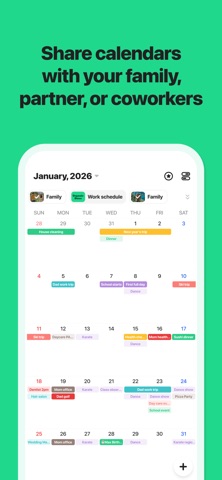 TimeTree: Shared Calendar App Store screenshot 2
