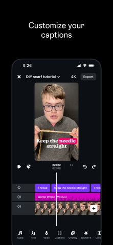 Edits: Video Editor App Store screenshot 1