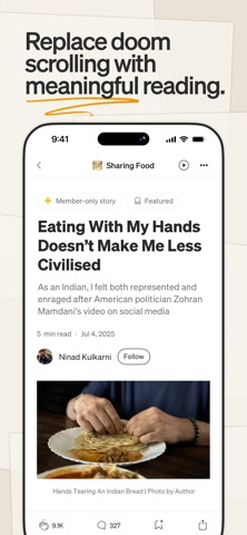 Medium: Read & Write Stories App Store screenshot 1
