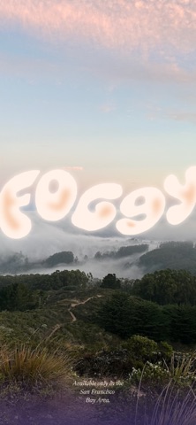 Foggy: Bay Area Fog Tracker App Store screenshot 1