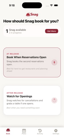 Snag Reservations App Store screenshot 2