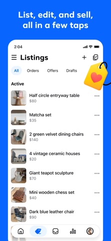 Seller, a Facebook app App Store screenshot 2