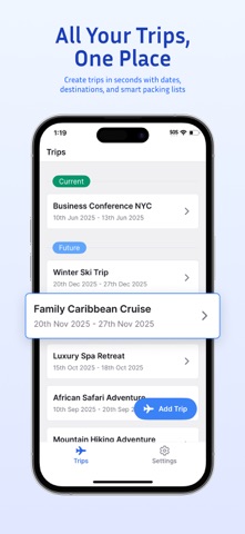 QuickPack-Travel Packing List App Store screenshot 2