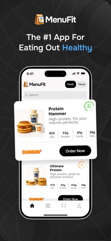 MenuFit - Healthy Eating Out App Store screenshot 1