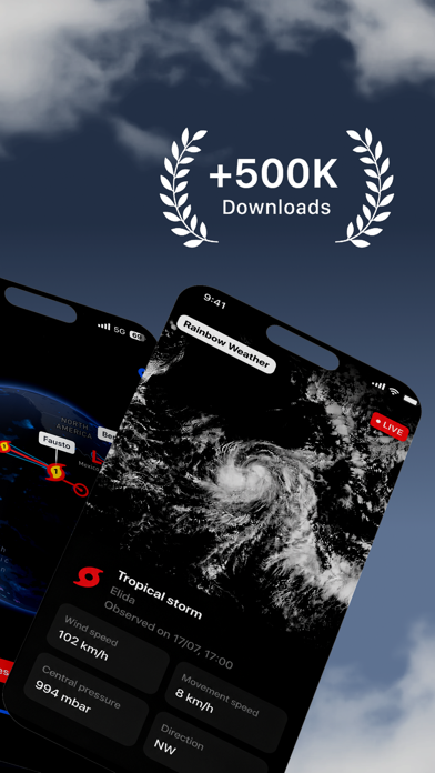 Rainbow AI: Weather Radar App Store screenshot 2
