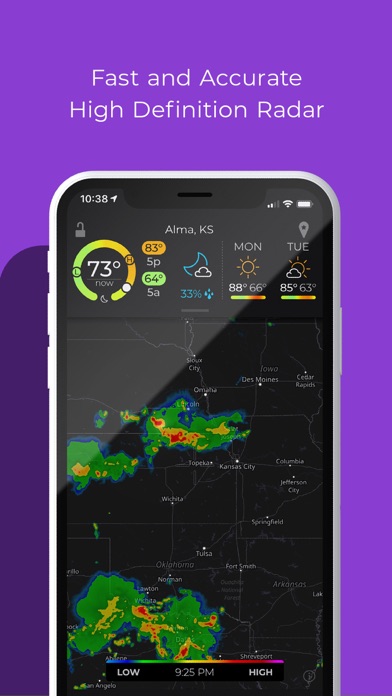 MyRadar Accurate Weather Radar App Store screenshot 1