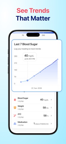 Glucera: Blood Sugar Tracker App Store screenshot 2