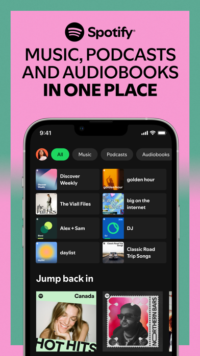 Spotify: Music and Podcasts App Store screenshot 1