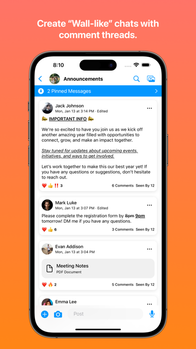 Flare - For Groups App Store screenshot 2