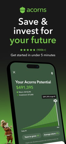 Acorns: Save & Invest Money App Store screenshot 1