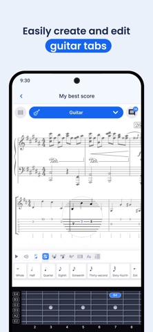 Flat: Sheet Music Maker & Tabs App Store screenshot 2