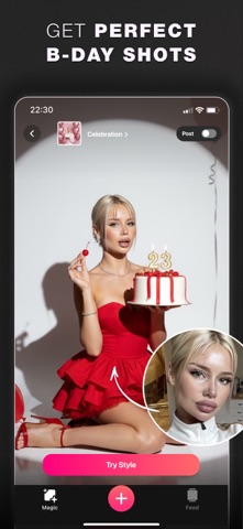 Glam AI: Video & Photo Editor App Store screenshot 2
