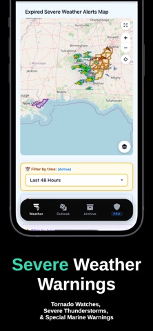 Tornado Tracker by TornadoPath App Store screenshot 2