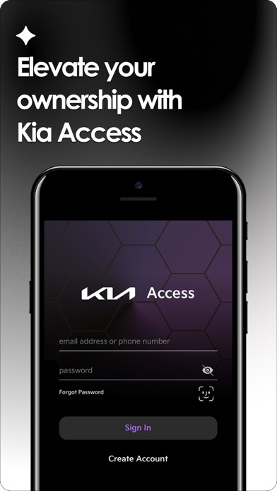 Kia Access App Store screenshot 1