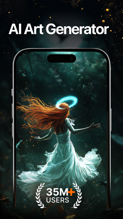 Wonder - AI Art Generator App Store screenshot 1
