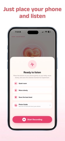 Baby Heartbeat Monitor - Lulla App Store screenshot 2