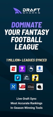 Draft Sharks Fantasy Football App Store screenshot 1