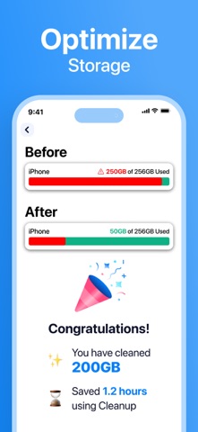 Cleanup: Phone Storage Cleaner App Store screenshot 1