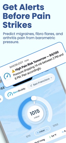 BaroBuddy: Barometric Pressure App Store screenshot 1